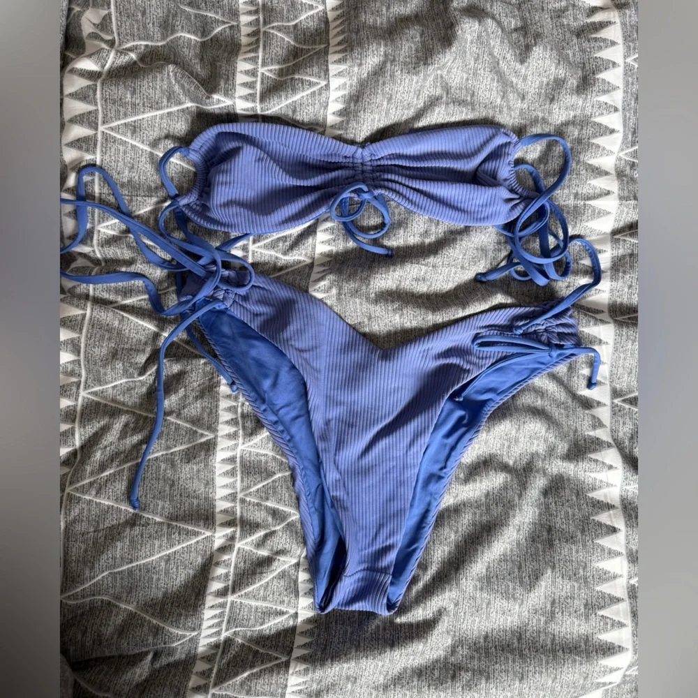Frankie's Bikinis Vibrant Blue Set